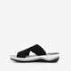 Dames slippers zwart wit