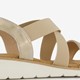 Dames sandalen beige goud
