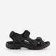 ECCO Onroads leren heren wandelsandalen zwart
