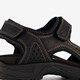 ECCO Onroads leren heren wandelsandalen zwart
