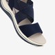 Dames sandalen met elastische bandjes