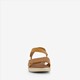 Dames sandalen cognac