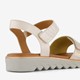 Dames sandalen beige goud