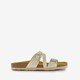 Dames bio slippers goud