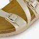 Dames bio slippers goud