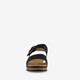 Dames sandalen zwart bruin