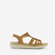 Dames sandalen cognac