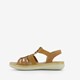 Dames sandalen cognac