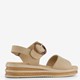 Dames sandalen beige bruin