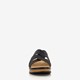 Dames slippers zwart bruin