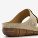 Dames slippers met perforaties beige