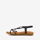 Dames sandalen zwart