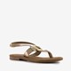 Leren dames sandalen goud