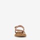 Leren sandaaltjes cognac bruin
