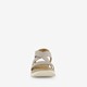 Leren dames sandalen beige