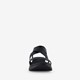 Leren dames sandalen zwart