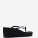 Dames teenslippers met sleehak