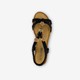 Dames sandalen met lage sleehak