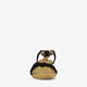 Dames sandalen met lage sleehak