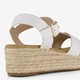 Dames espadrilles wit