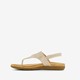 Gevlochten dames sandalen goud