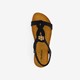 Gevlochten dames sandalen zwart