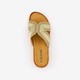 Dames slippers met glitter goud