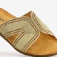 Dames slippers met glitter goud