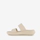 Dames slippers beige