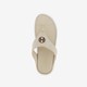 Dames teenslippers beige