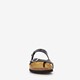 Dames bio slippers croco zwart