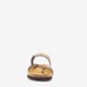 Dames bio slippers croco brons