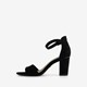 Dames sandalen met hak zwart