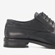 Leren heren veterschoenen zwart