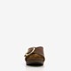 Leren dames sandalen bruin