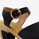 Dames sandalen zwart