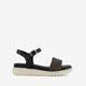 Dames sandalen met gouden details