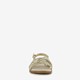 Metallic dames sandalen goud