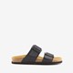 Dames bio slippers zwart