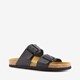 Dames bio slippers zwart