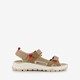 Leren dames sandalen beige