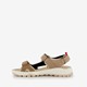 Leren dames sandalen beige