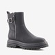 Blue Box dames biker boots zwart