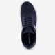Heren sneakers blauw wit