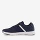 Heren sneakers blauw wit