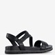 Dames sandalen zwart