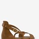 Dames sandalen cognac bruin