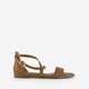 Dames sandalen cognac bruin