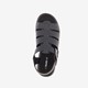Dames vissers sandalen zwart