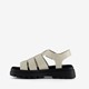 Dames vissers sandalen wit